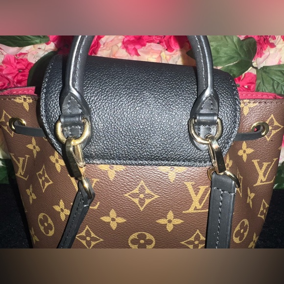 LOUIS VUITTON Monogram BB Montsouris NM Backpack in Black. - Picture 10 of 12